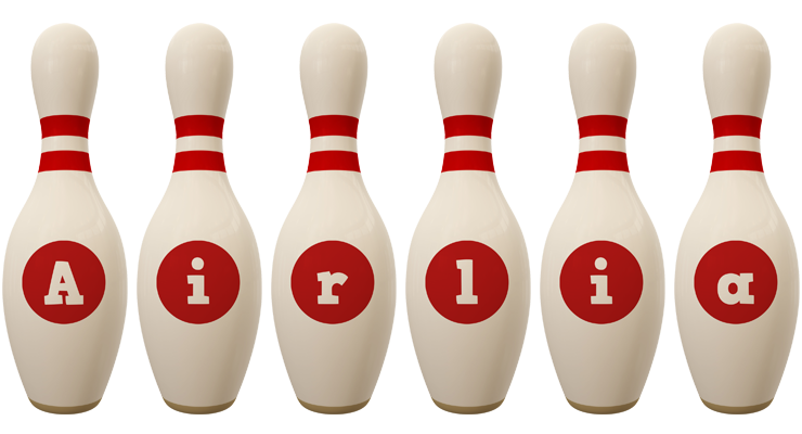 Airlia bowling-pin logo
