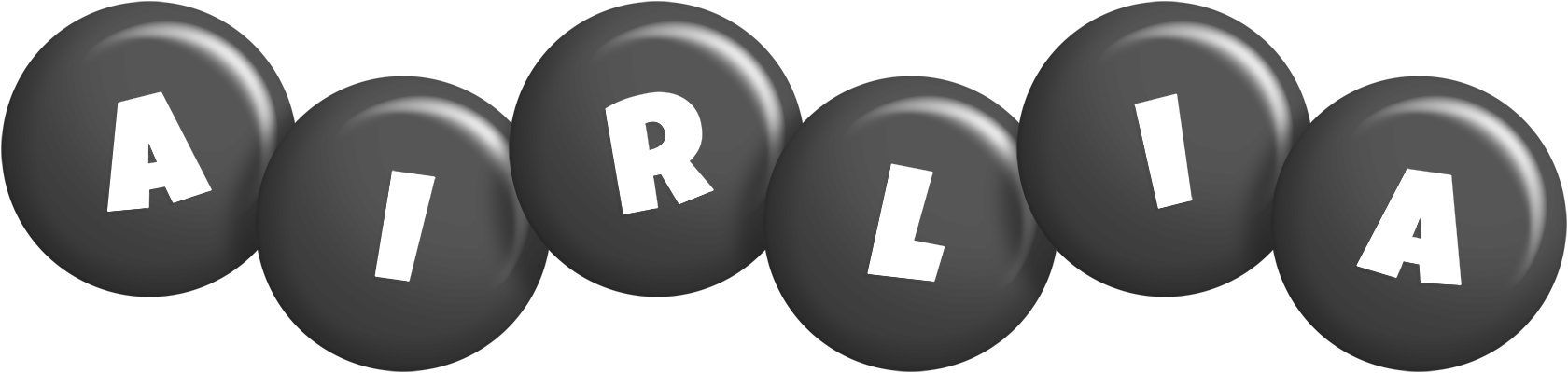 Airlia candy-black logo