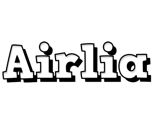 Airlia snowing logo