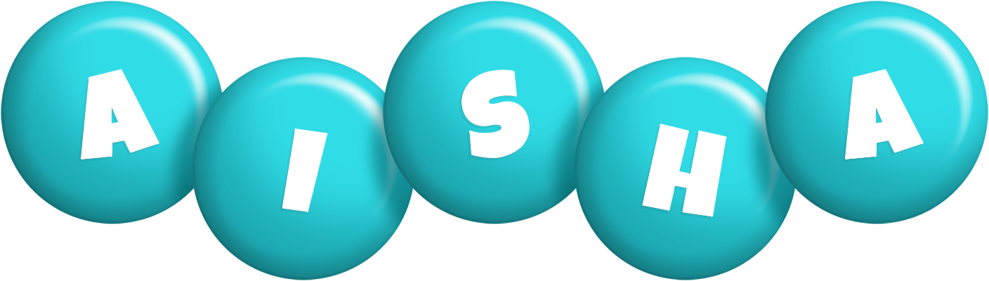 Aisha candy-azur logo