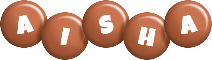 Aisha candy-brown logo
