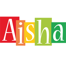 Aisha Name Logo