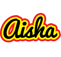 Aisha flaming logo