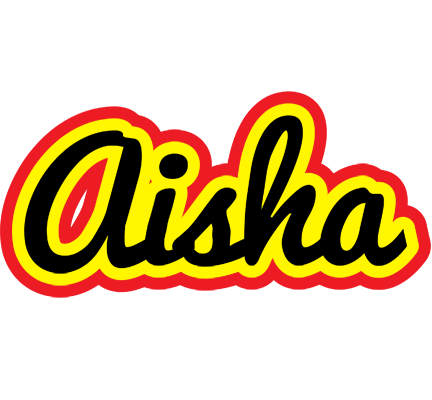 Aisha flaming logo