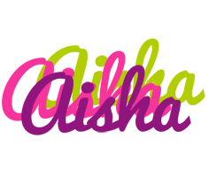 Aisha flowers logo