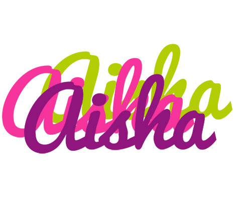 Aisha flowers logo