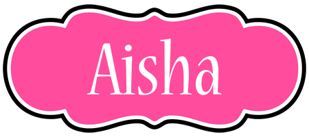 Aisha invitation logo