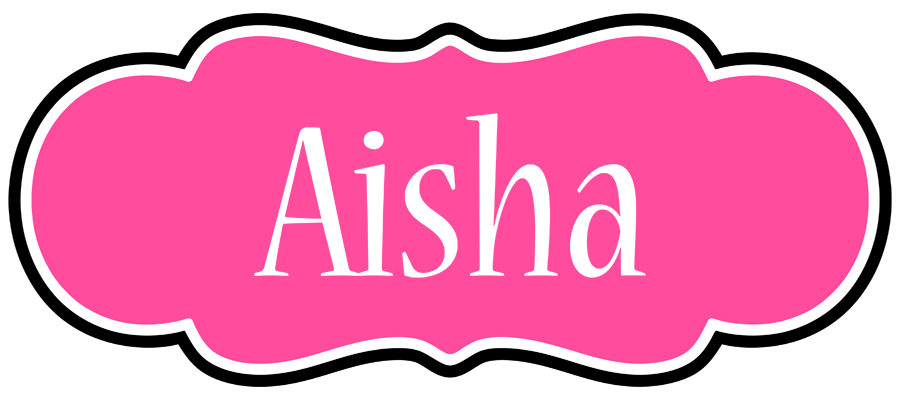 Aisha invitation logo
