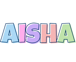 Aisha pastel logo
