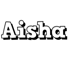 Aisha snowing logo