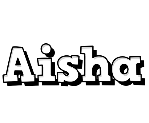 Aisha snowing logo