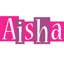 Aisha whine logo