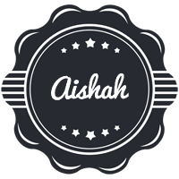 Aishah badge logo