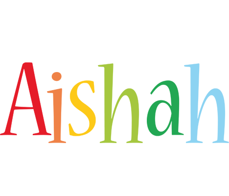 Aishah birthday logo