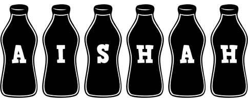 Aishah bottle logo