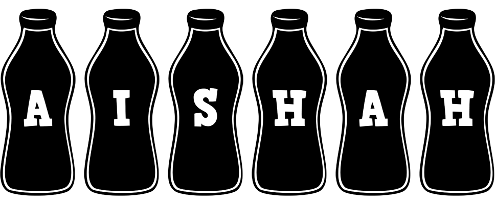 Aishah bottle logo