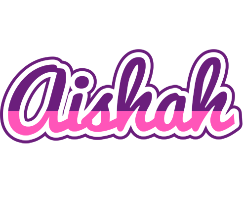Aishah cheerful logo