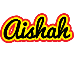 Aishah flaming logo