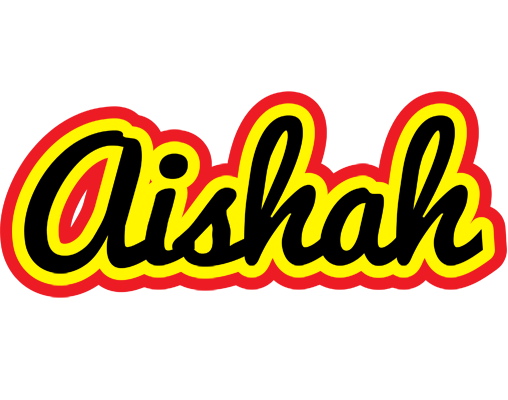 Aishah flaming logo