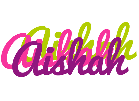 Aishah flowers logo