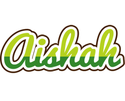 Aishah golfing logo