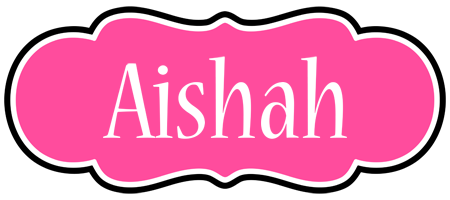 Aishah invitation logo