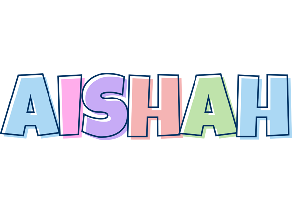 Aishah pastel logo
