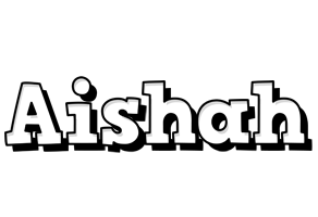 Aishah snowing logo