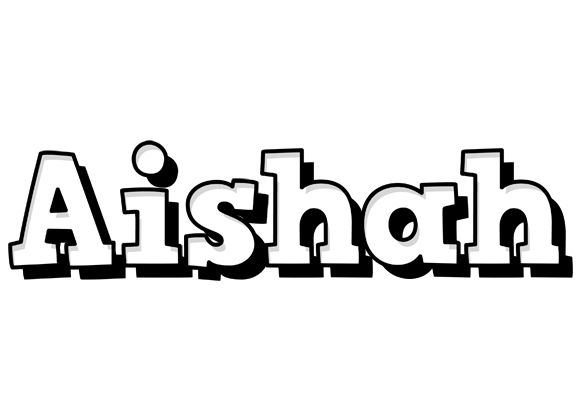 Aishah snowing logo