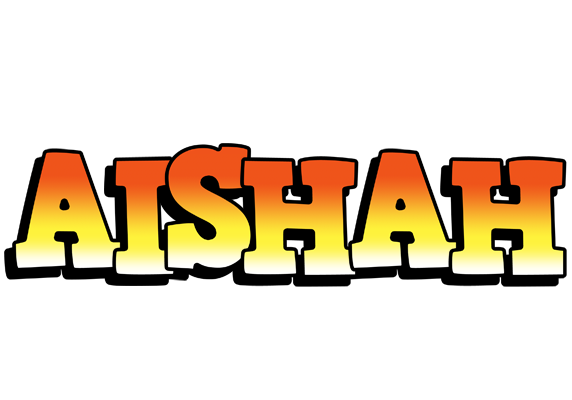 Aishah sunset logo