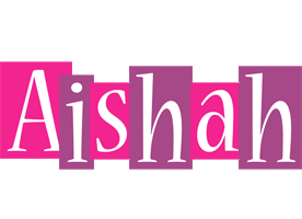 Aishah whine logo