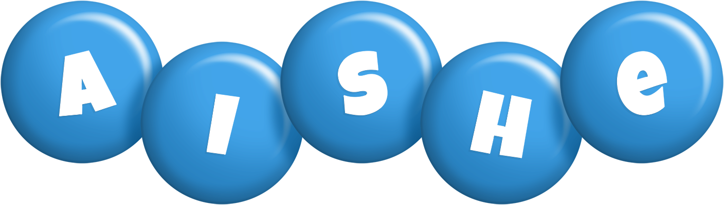 Aishe candy-blue logo