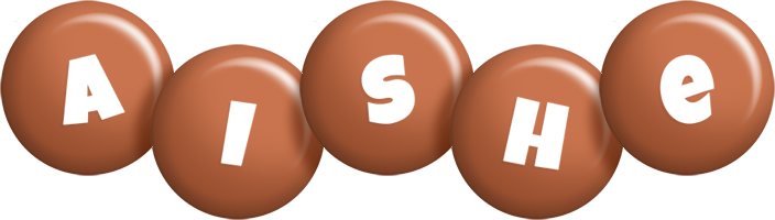 Aishe candy-brown logo