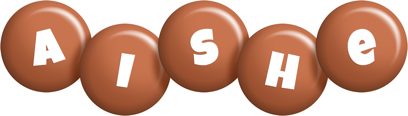 Aishe candy-brown logo