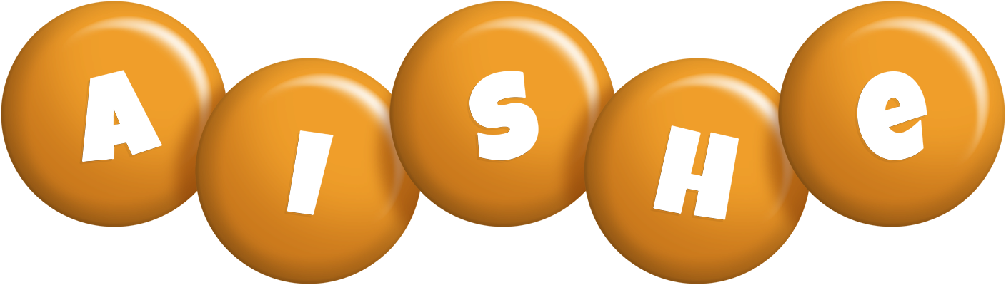 Aishe candy-orange logo