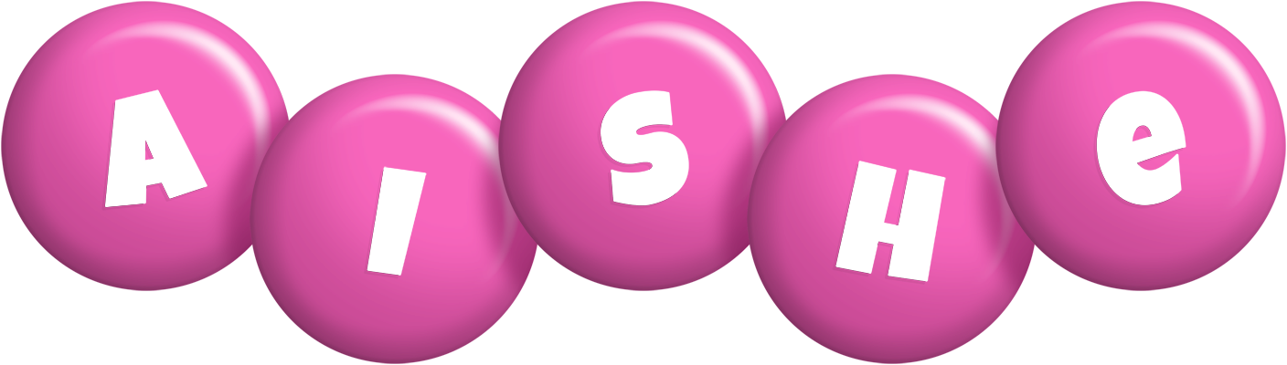 Aishe candy-pink logo