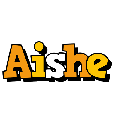 Aishe cartoon logo