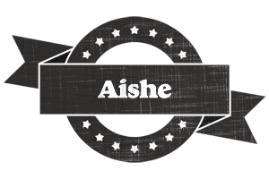 Aishe grunge logo