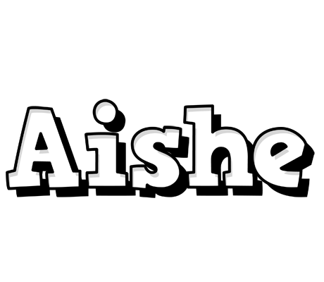 Aishe snowing logo