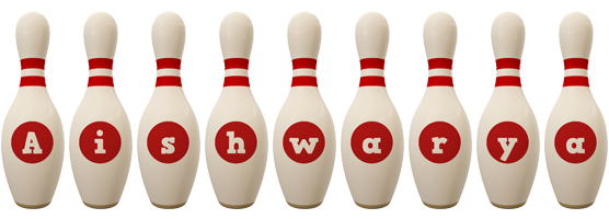 Aishwarya bowling-pin logo