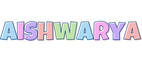 Aishwarya pastel logo