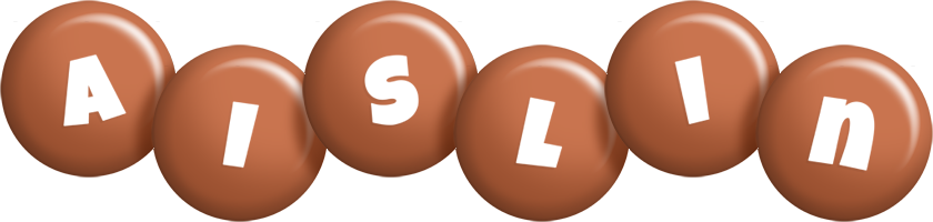 Aislin candy-brown logo