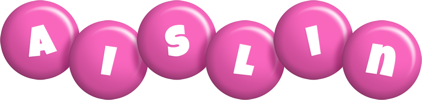 Aislin candy-pink logo