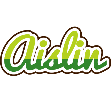 Aislin golfing logo