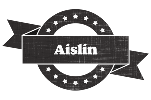 Aislin grunge logo