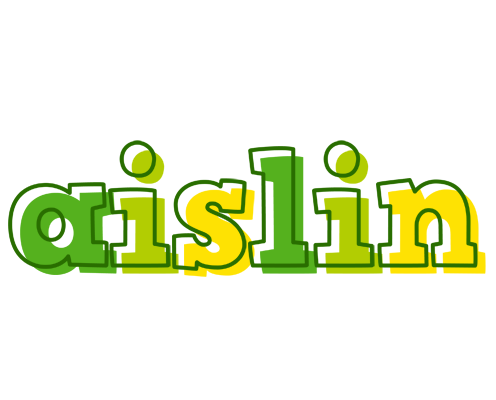 Aislin juice logo