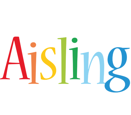 Aisling birthday logo
