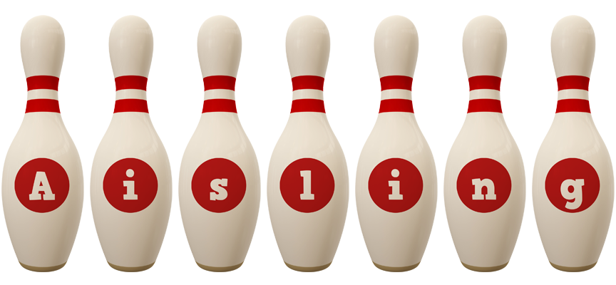 Aisling bowling-pin logo