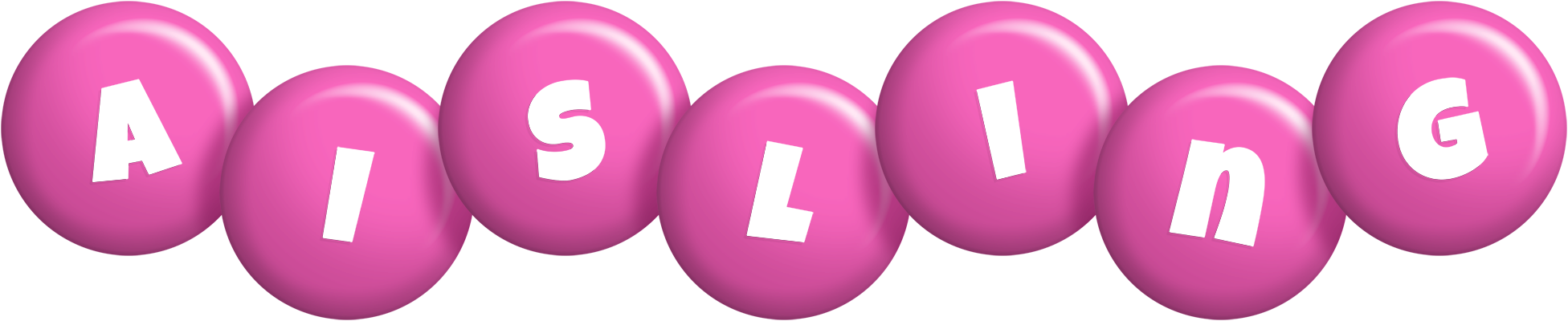 Aisling candy-pink logo
