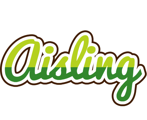 Aisling golfing logo
